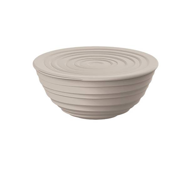 Hovedbilde GUZZINI Tierra Bolle med lokk Taupe, 18 cm