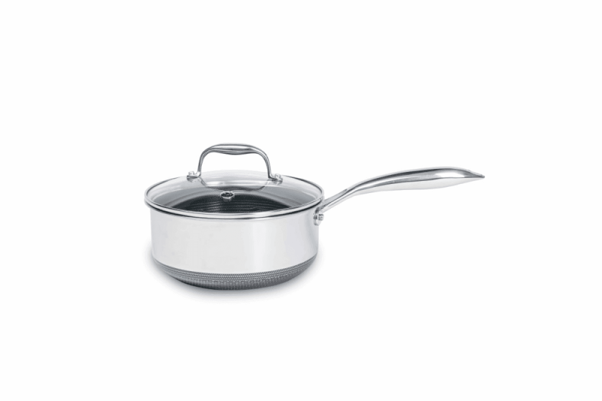 HEXCLAD Gryte med lokk, 1,9 ltr, hybrid