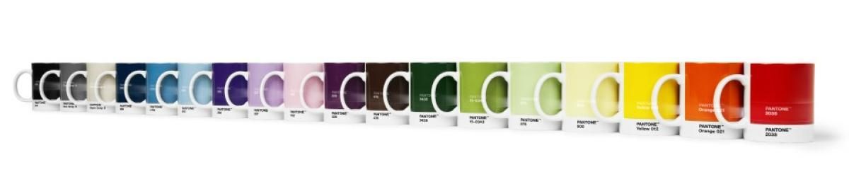 PANTONE Kopp med hank, 375ml, Brown