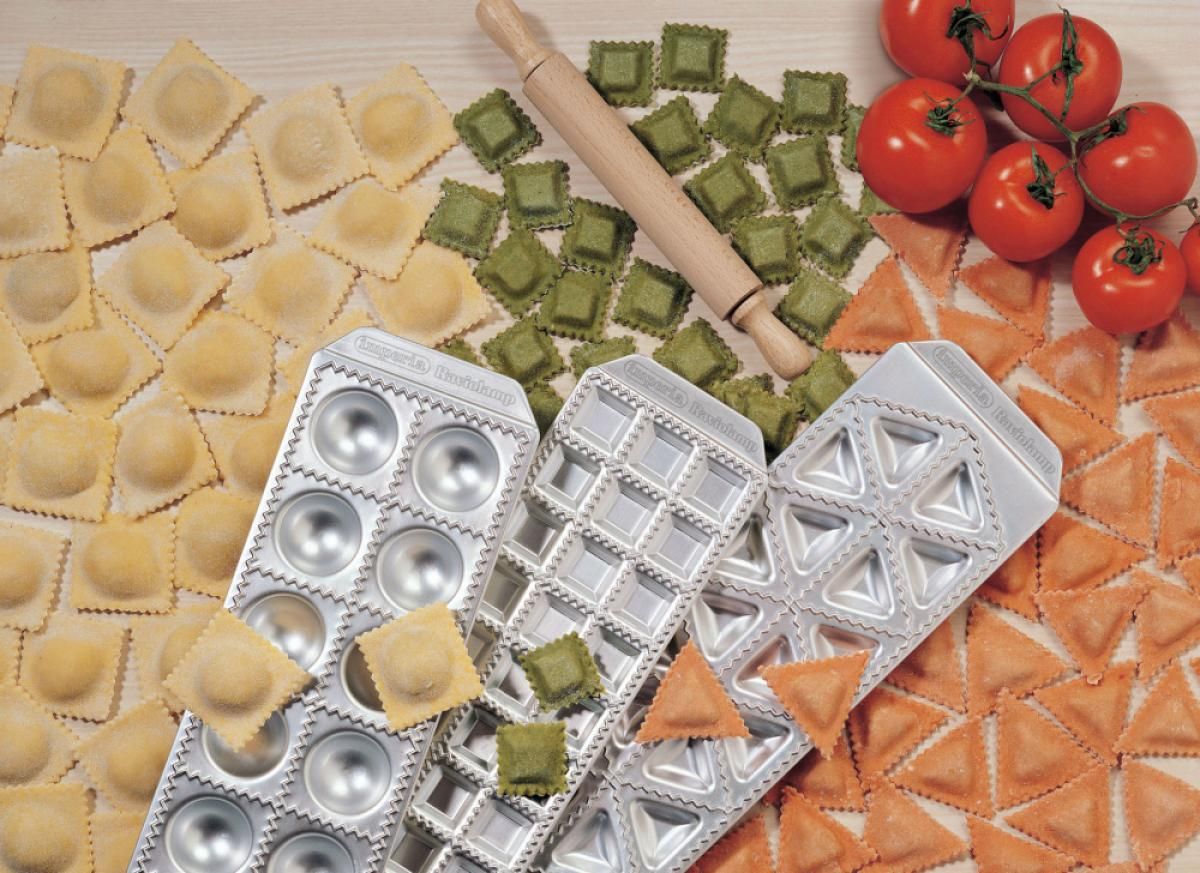 IMPERIA Raviolisett - 3 former - Chef, Klassisk, Tortellini