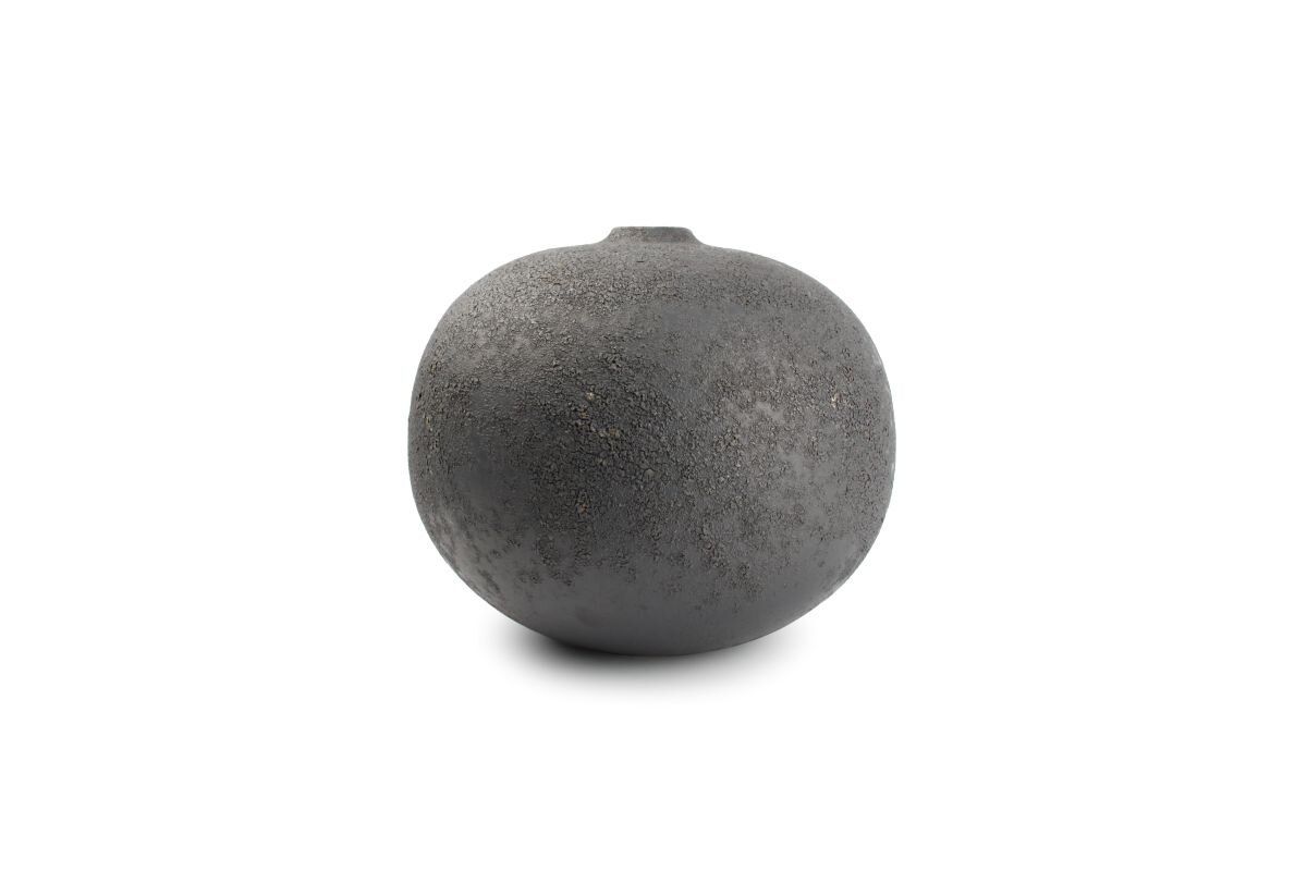 SP COLLECTION Bullet Vase 23xH20cm, Antrasitt