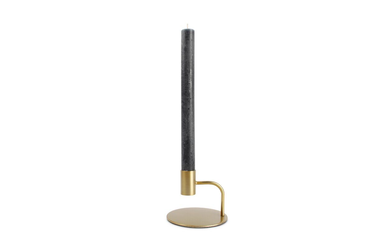SP COLLECTION Pillar Lysestake 10xH8cm 1 stk, Metal Gold Pillar
