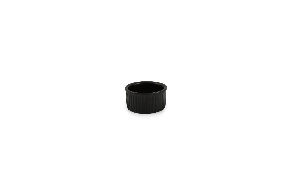 BONBISTRO Ardo Bakeform/ildfast form Ø8xH5cm, Black