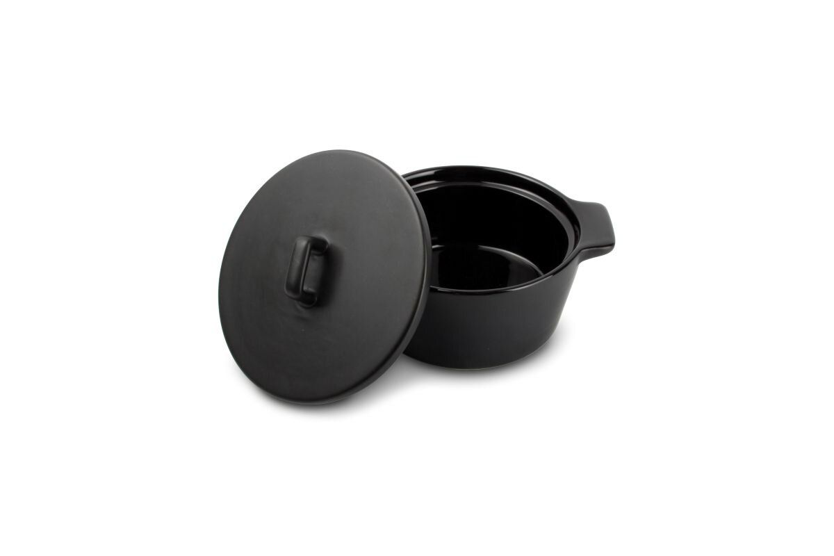 BONBISTRO Ardo Bakeform 15/10xH5,5cm med lokk, Black