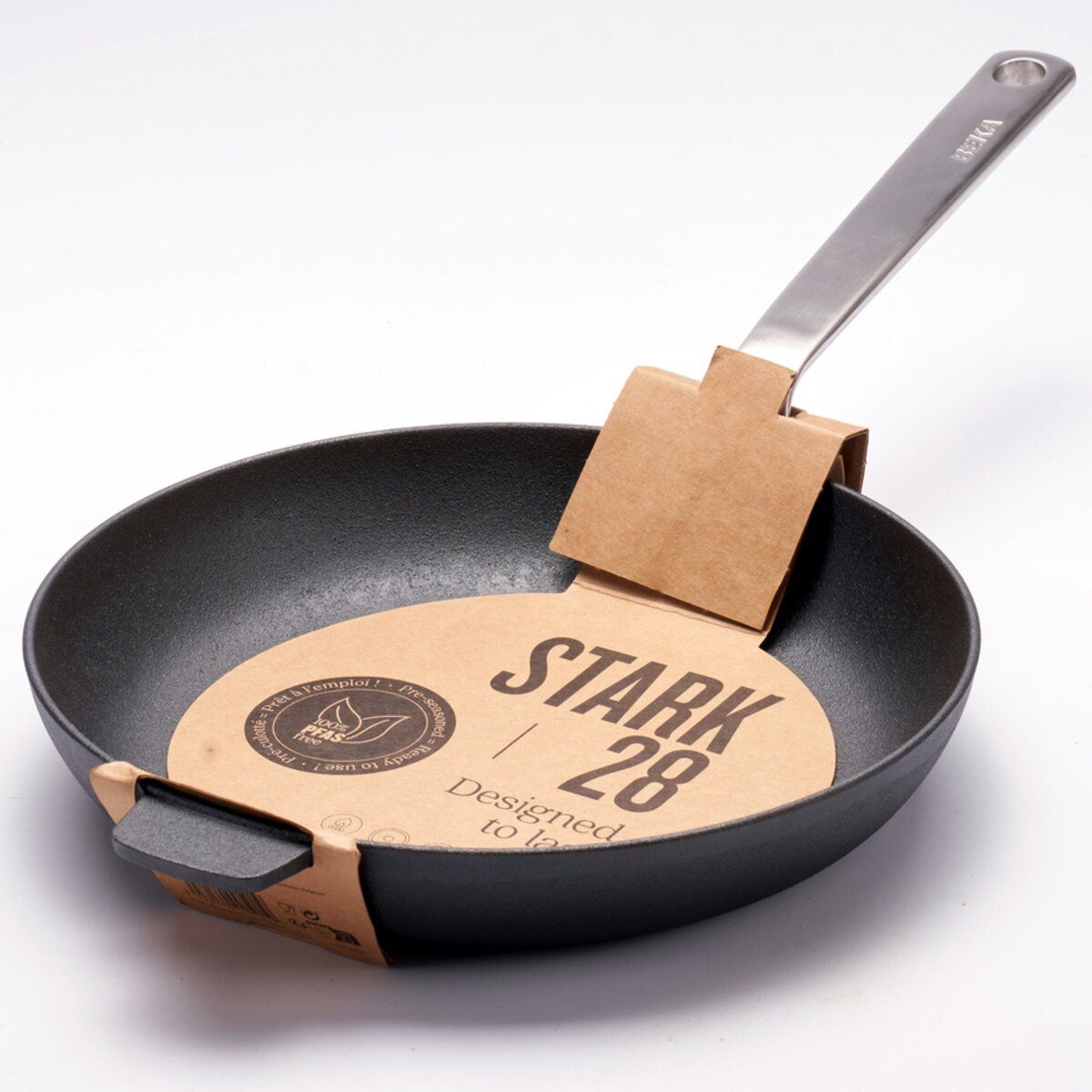 BEKA Stark Stekepanne, pre-seasoned støpejern, 24cm