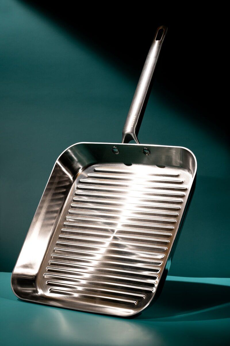IBILI Grillpanne 5-lag rustfritt stål 28cm