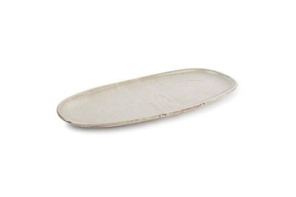 Hovedbilde FINE2DINE Ceres Avlang Tallerken 34x14,5cm | Grågrønn