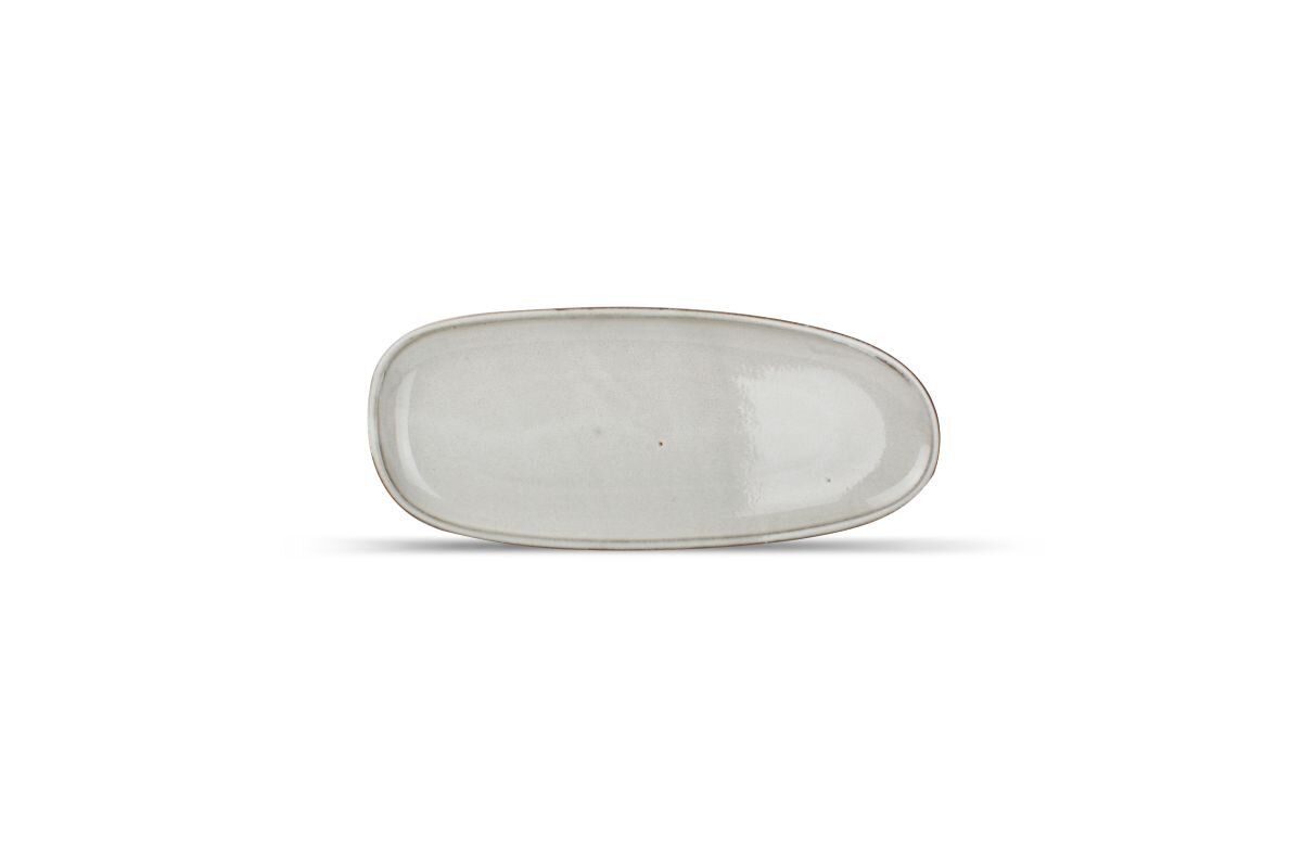 FINE2DINE Ceres Avlang Tallerken 34x14,5cm | Grågrønn