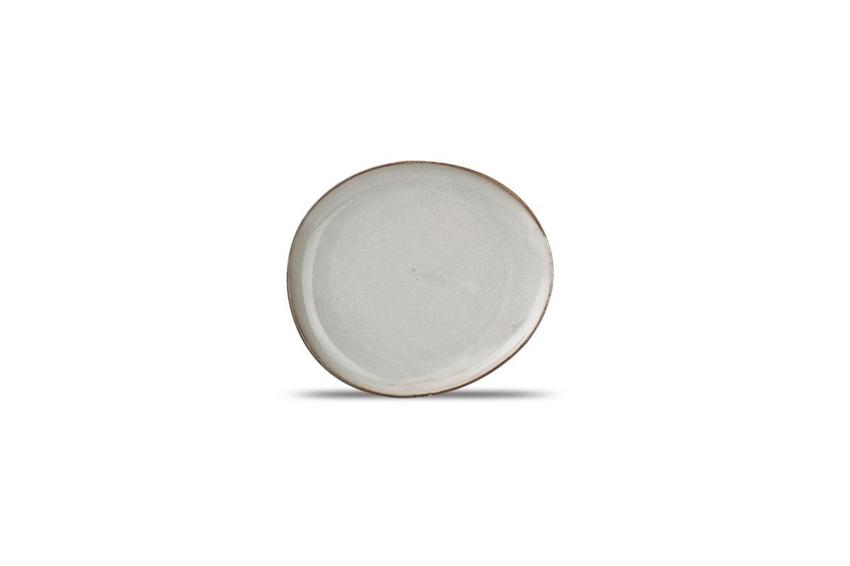 FINE2DINE Ceres Tallerken 21x18,5cm | Grågrønn