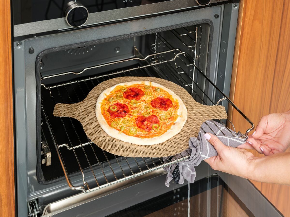 NOSTIK Bakeark i silikon for pizza, Ø29cm