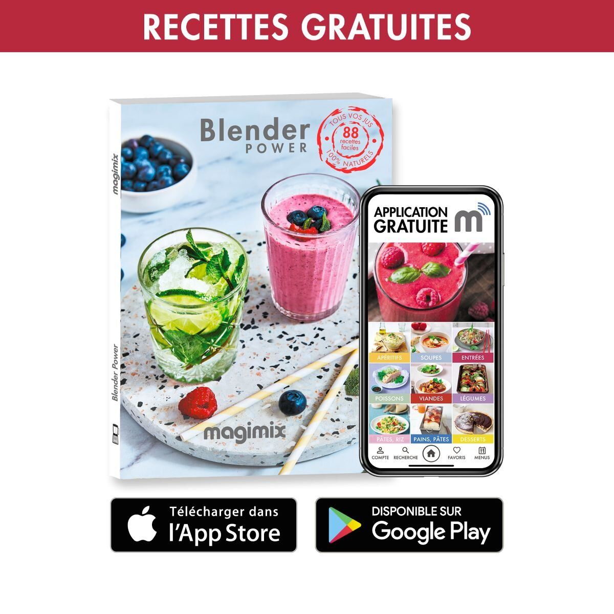 MAGIMIX Blender Power 4 Black