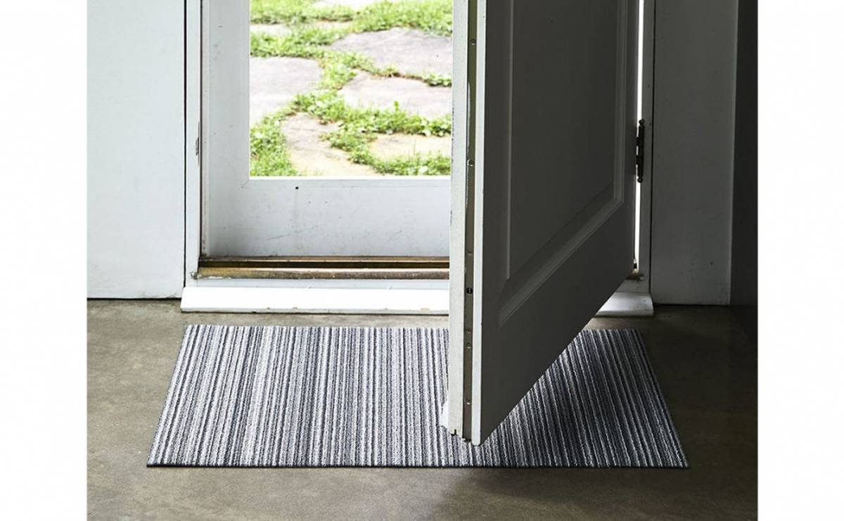 CHILEWICH Skinny Stripe Dørmatte 61x91cm CITRON