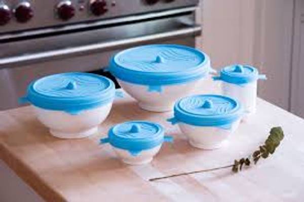 Hovedbilde UNILID Silikonlokk 5pk, Blue Topaz